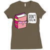 no judging! Ladies Fitted T-Shirt