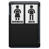 restroom sign sticker vinyl decal iPad Mini