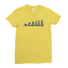 evolution of espionage Ladies Fitted T-Shirt