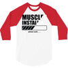 muscles installing 3/4 Sleeve Shirt