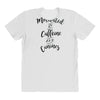 motivated by caffeine and canines All Over Women's T-shirt