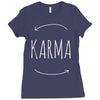 karma Ladies Fitted T-Shirt