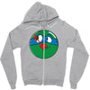who watches the pizza Zipper Hoodie