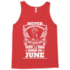 Never Underestimate Dog Rescuer Who Was Born June Tank Top