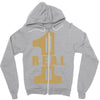 real one Zipper Hoodie