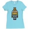 bob the minions Ladies Fitted T-Shirt