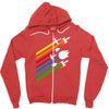 rebellious streaks Zipper Hoodie