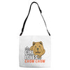 This Girl Loves Her Chow Chow Adjustable Strap Totes
