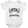 vintage quality without compromise 1997 aged to perfection Baby Bodysuit