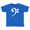 bass cleff funny Toddler T-shirt