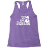 not at the table carlos hangover Racerback Tank