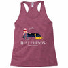 best friends forever Racerback Tank