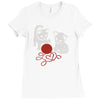 kittens Ladies Fitted T-Shirt