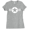 us air force retro Ladies Fitted T-Shirt