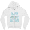 care about anime and two real people girls Zipper Hoodie