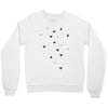 DOWN UP / scandi white / warm grey / flax / lavender Crewneck Sweatshirt