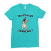 high end french bulldog Ladies Fitted T-Shirt