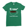 M=Mc2 Energy=Milk X Coffee Ladies Fitted T-Shirt