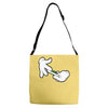 hands rolling, ideal gift or birthday present. Adjustable Strap Totes