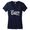 mummy since Women's V-Neck T-Shirt
