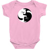 yin yang cat Baby Onesie