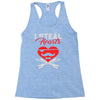 i steal heart valentin day Racerback Tank