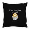 it's a good day to read Throw Pillow