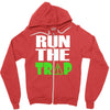 run the trap Zipper Hoodie