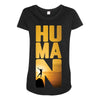 Human Maternity Scoop Neck T-shirt