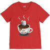 marshmallow man V-Neck Tee