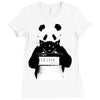 panda police Ladies Fitted T-Shirt