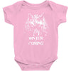 wolfs winter Baby Onesie