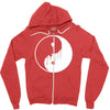 dripping ying yang Zipper Hoodie
