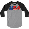 usa 3 3/4 Sleeve Shirt