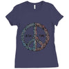 peace in our time vectorized Ladies Fitted T-Shirt