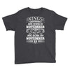 Real Kings Are Born On November 25 Youth Tee