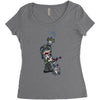robbot Women's Triblend Scoop T-shirt