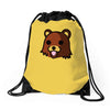 bear meme Drawstring Bags