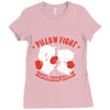 pillow fight, featherweight division Ladies Fitted T-Shirt