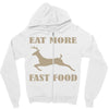 eat more fast food Zipper Hoodie