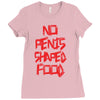 no penis shaped food Ladies Fitted T-Shirt