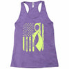 lyme disease awareness Racerback Tank