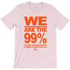 we are the 99% t shirt occupy wall street anti corporate greed black T-Shirt