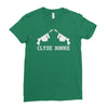 bonnie &amp; clyde valentine's day best trending Ladies Fitted T-Shirt