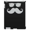 hipster glasses and moustache iPad 3 and 4 Case