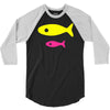 big fish little fish cardboard box 3/4 Sleeve Shirt