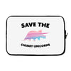 Save The Chubby Unicorns Laptop sleeve