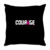courage Throw Pillow