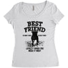 Best Friend Pİtbull Women's Triblend Scoop T-shirt
