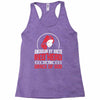 american by birth redhead by the grace of god Racerback Tank